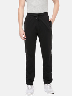 Macroman M-Series Colorblock Men Black Track Pants
