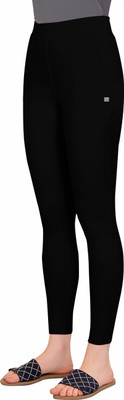 Lactra Solid Women Black Track Pants