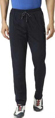 BLACK PANTHER Solid Men Dark Blue Track Pants