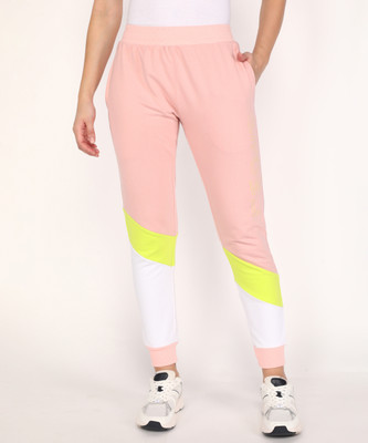 PROWL by TIGER SHROFF Colorblock Women Pink Track Pants