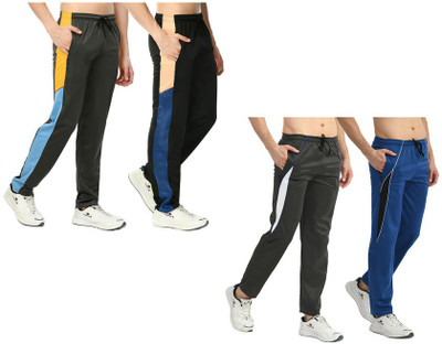 KAVYA Colorblock Men Multicolor Track Pants