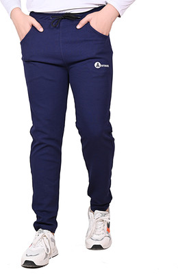 ANTRUE Self Design Men Blue Track Pants