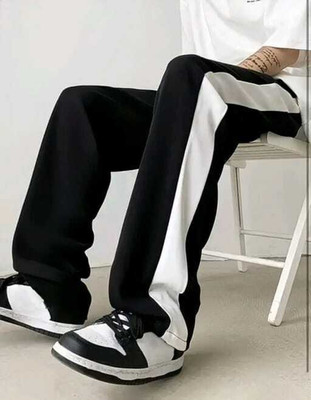 GANPATI CREATION Solid Men Black Track Pants