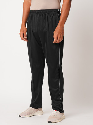 ESTRO Solid Men Black Track Pants