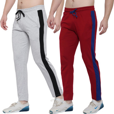 MYOO Solid Men White Track Pants