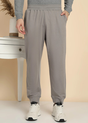 Alan Jones Solid Men Grey Track Pants