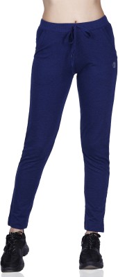 Laasa Sports Solid Women Blue Track Pants