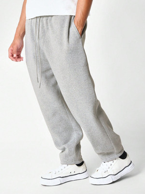 Daphne Maurier Solid Men Grey Track Pants