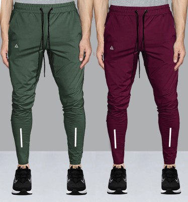 AVOLT Solid Men Multicolor Track Pants