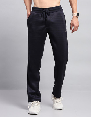 MONTE CARLO Solid Men Dark Blue Track Pants