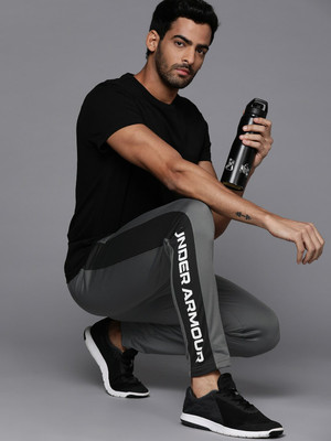 UNDER ARMOUR Solid Men Grey Track Pants