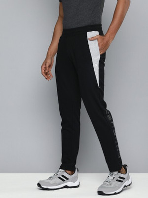 HRX by Hrithik Roshan Colorblock Men Black Track Pants