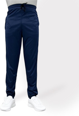 Nuvetra Solid Men Dark Blue Track Pants