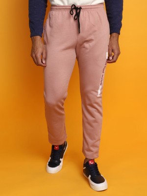 V-MART Solid Men Pink, Pink Track Pants