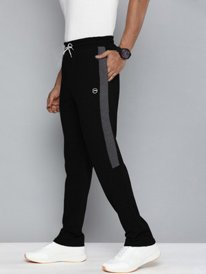 Mountain Colours Striped Men Black Track Pants