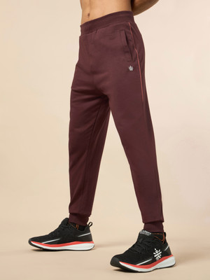 Cult Self Design Men Brown Track Pants