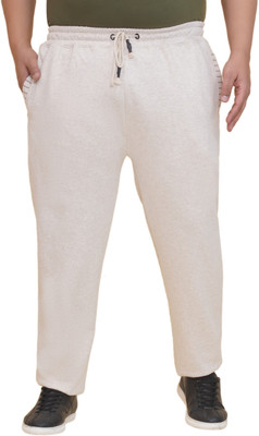 JOHN PRIDE Solid Men Beige Track Pants