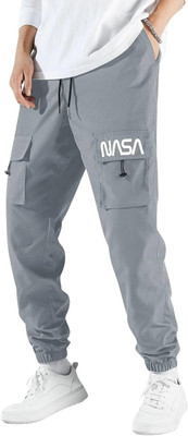 Mehrang Solid Men Grey Track Pants