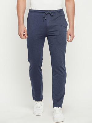 DUKE Solid Men Blue Track Pants