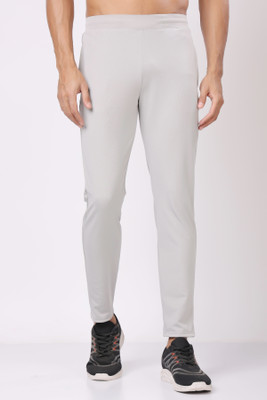 TQH Solid Men Grey Track Pants