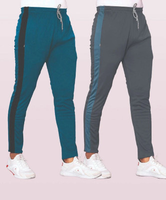 Covett Solid Men Grey Track Pants