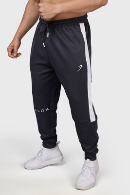 FuaarK Colorblock Men Grey Track Pants