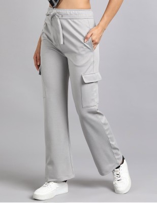 PP TRENDS Solid Women Grey Track Pants