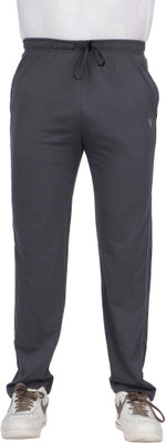 Carlos Solid Men Grey Track Pants