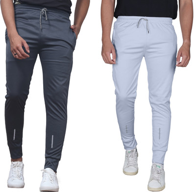 HouseOfCommon Striped Men Grey Track Pants