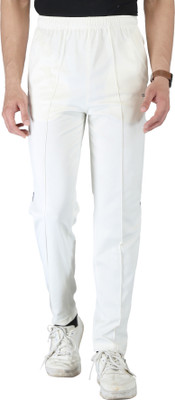 Ocra Solid Men White Track Pants