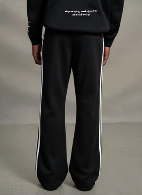 Dockstreet Solid Men White Track Pants