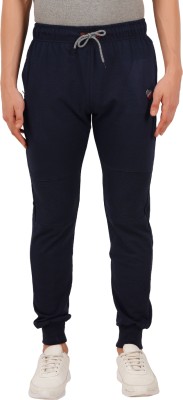 ONCH Solid Men Light Blue Track Pants