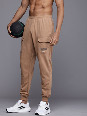 HRX by Hrithik Roshan Solid Men Beige Track Pants