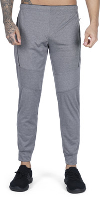 GOTO Solid Men Grey Track Pants