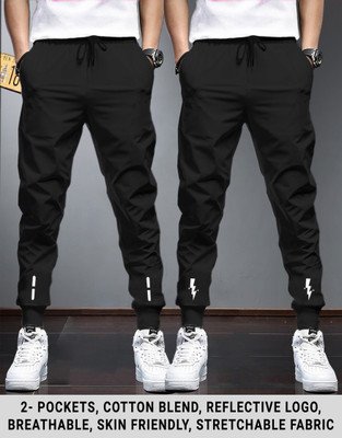 TRIPR Solid Men Multicolor Track Pants