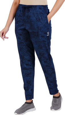 Guide Polka Print Women Dark Blue Track Pants