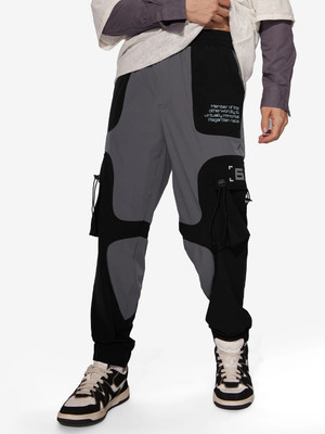 The Souled Store Printed Men Multicolor Track Pants