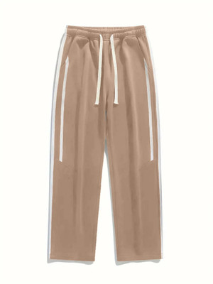 Leriya Fashion Solid Men Brown Track Pants