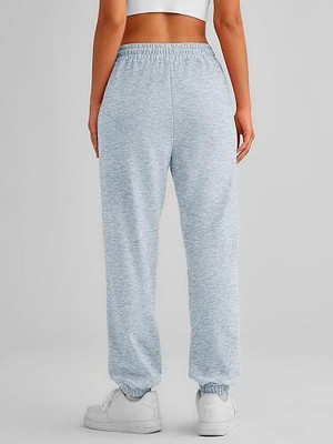 Dockstreet Solid Women Grey Track Pants