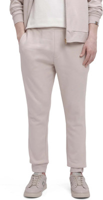 Rare Rabbit Solid Men White Track Pants