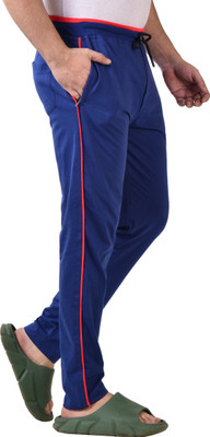 FABROYZ Solid Men Blue Track Pants