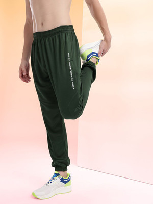 HRX by Hrithik Roshan Solid Men Green Track Pants