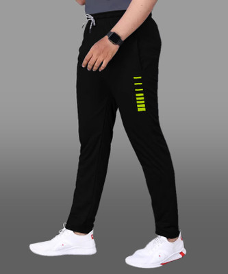 DONBALLER Solid Men Black Track Pants