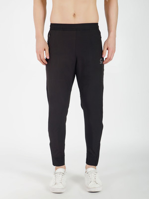 GOTO Solid Men Black Track Pants