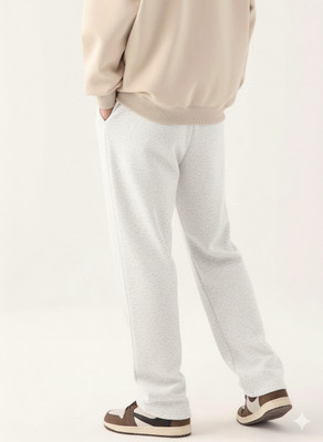 Dockstreet Striped Men White Track Pants