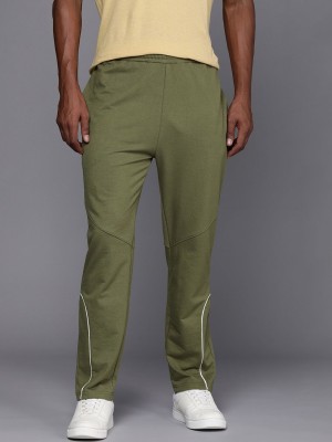 HRX by Hrithik Roshan Solid Men Green Track Pants