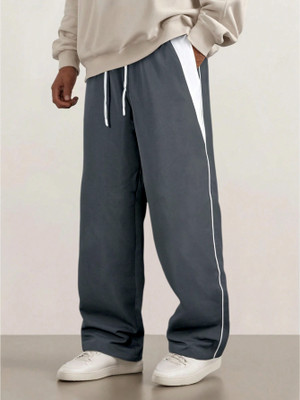 Rajovati Solid Men Grey Track Pants