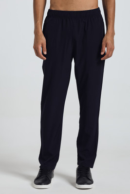 KOR Solid Men Blue Track Pants