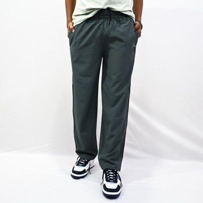 RV ROYAL Striped Men Olive Track Pants