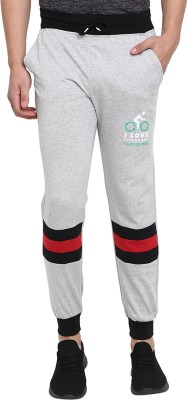 V-MART Self Design Men Grey, Grey Track Pants